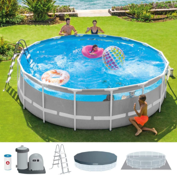 Preview: Intex Frame Pool Clearview Set 488x122cm